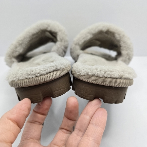 UGG | Cozetta gery sherpa slide slippers | WMS 9 - Picture 9 of 12